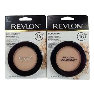 Revlon ColorStay Pressed Powder 810 Fair Shine Free 16 Hours Makeup Set of‎ 2